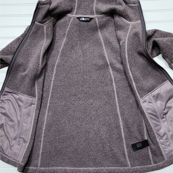 The North Face Women's Crescent Full Zip Hooded Sweater Fleece Jacket - Picture 4 of 10